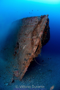 German WWII ship wreck. 42 meters deep. by Vittorio Durante 